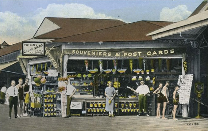 Happyland, South Beach, Largest Souvenir And Novelty Store, South Beach, Staten Island, New York, 1910S