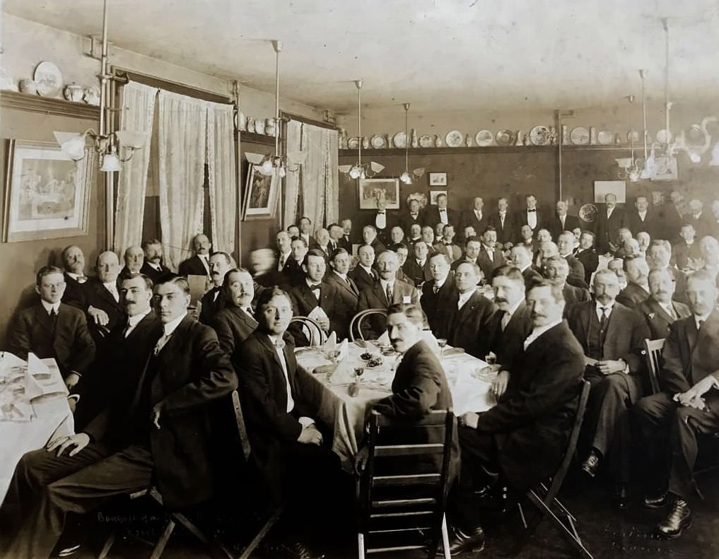 Banquet Of Staten Island Business Men'S Association, St. George Hotel, Representing Holtermann Bros. Bakery, 1913