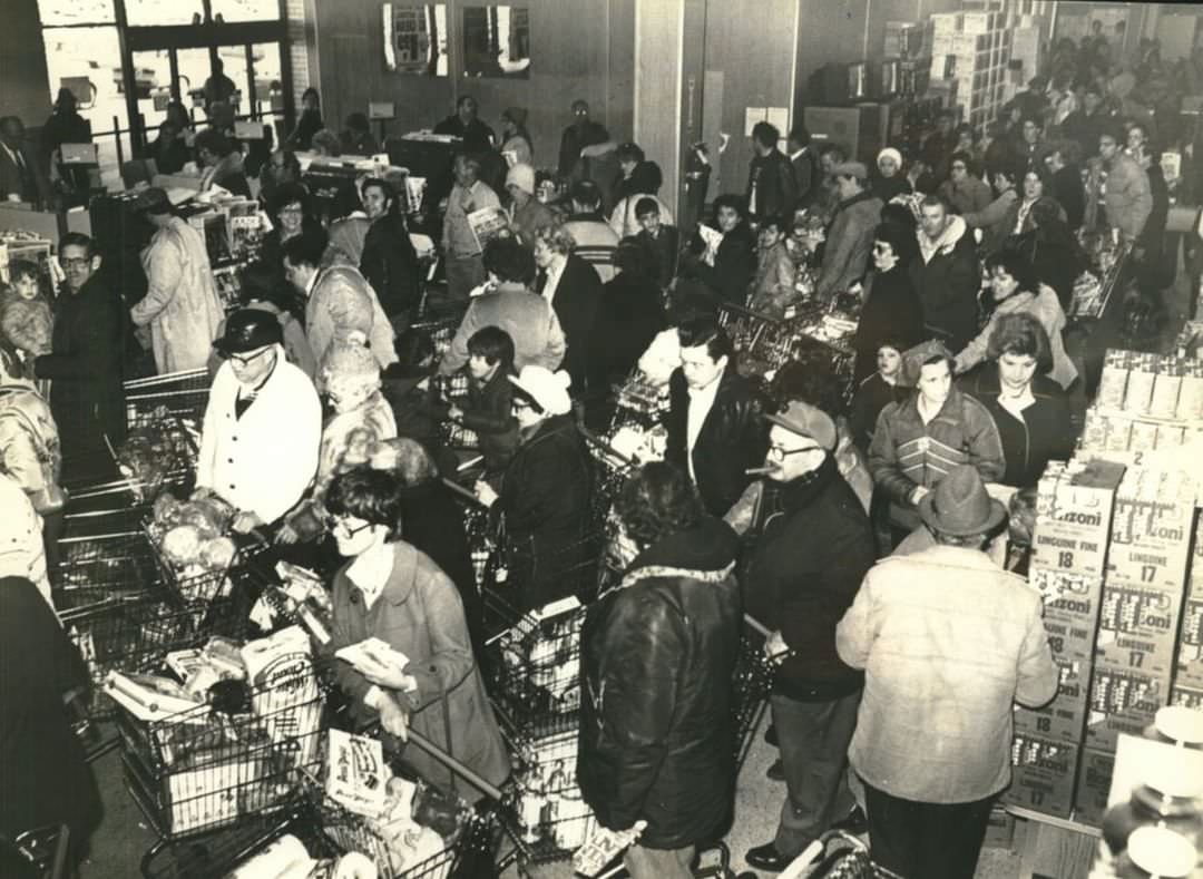 Grand Opening Of Shoprite Supermarket In Former Korvettes Building, New Springville, Staten Island, 1982