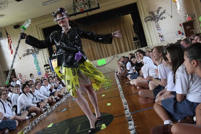 St. Joseph Hill Academy Held A Fashion Show Using Recyclable Materials, 2010
