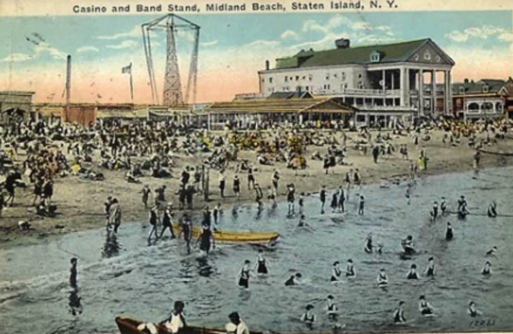 The Midland Beach Casino And Band Stand, Early 1900S.