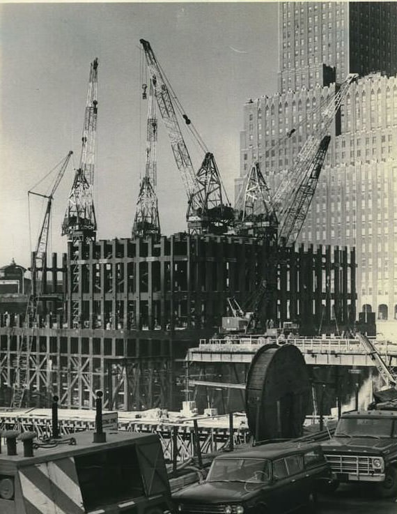 World Trade Center Construction, 1969.