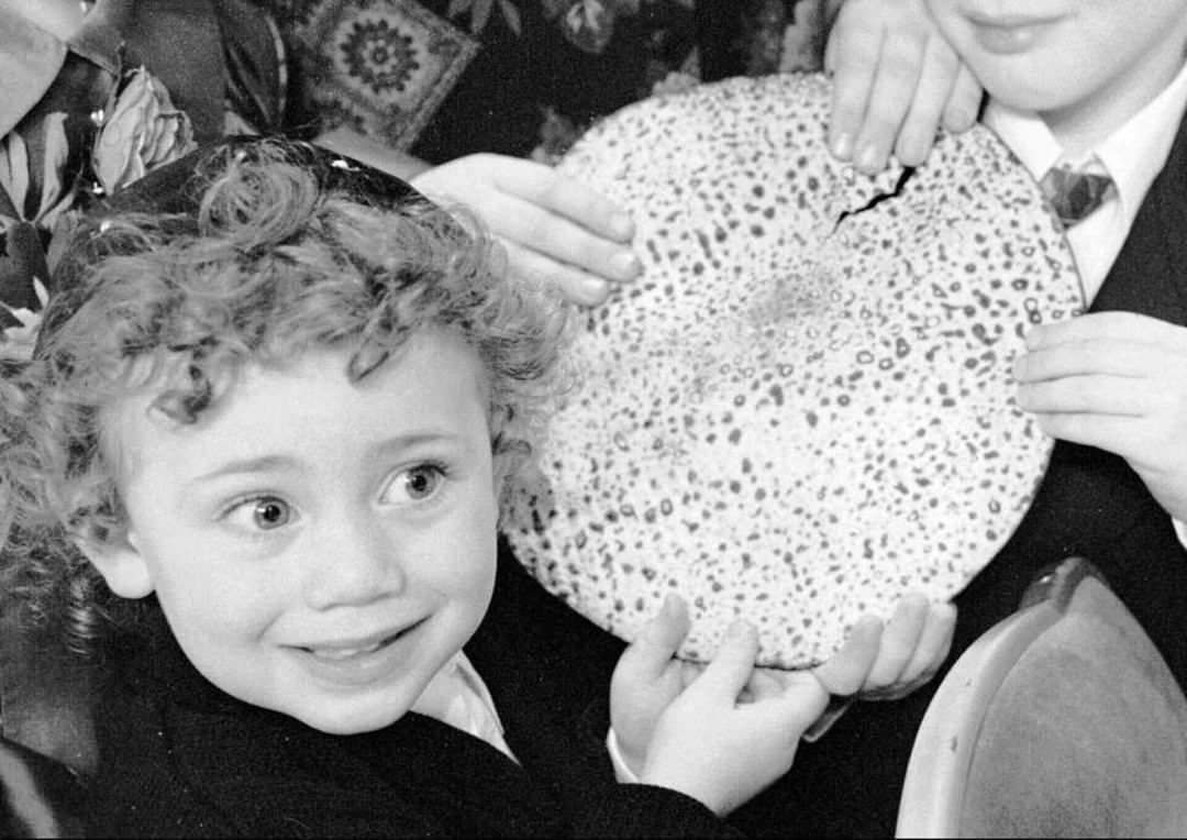 Rabbi'S Youngest Child, Yossi Katzman, Smiling At Passover, 1996.