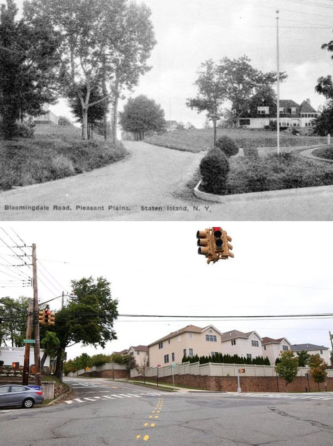 Bloomingdale Road At Amboy Road, 1900S - 2015