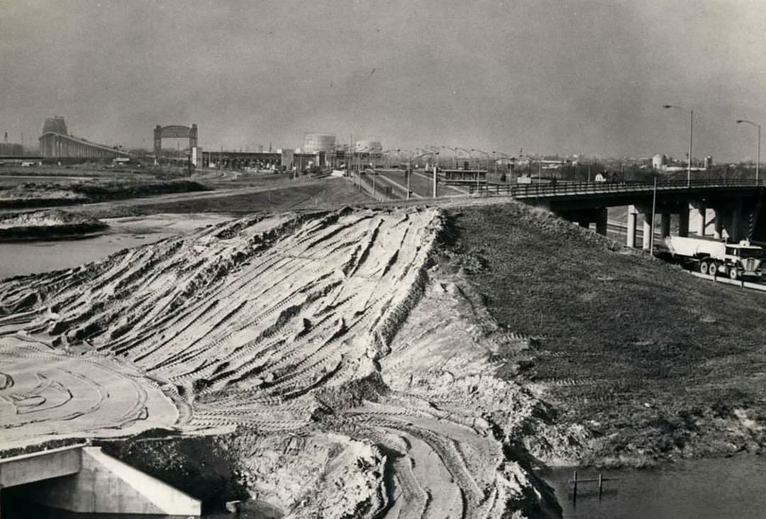 This Muddy Mess Will Someday Be Part Of A Cloverleaf Linking The Staten Island Expressway To The West Shore Expressway, 1968.