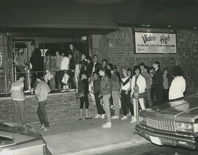 Video High, The Club For The Under 21 Crowd In Great Kills, 1985.
