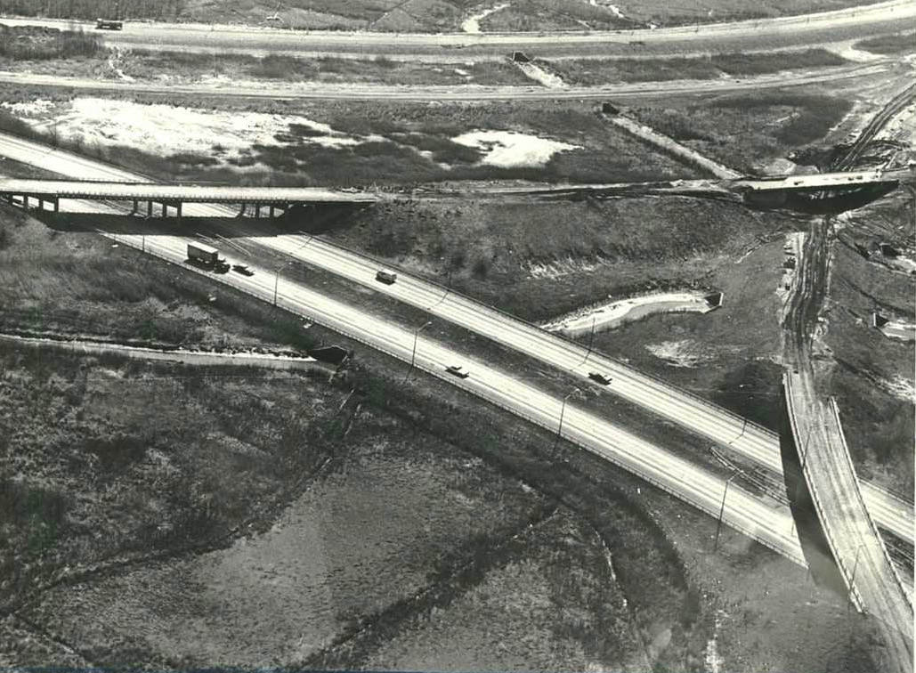 Where Did All The Cars Go? West Shore Expressway, March 1973.