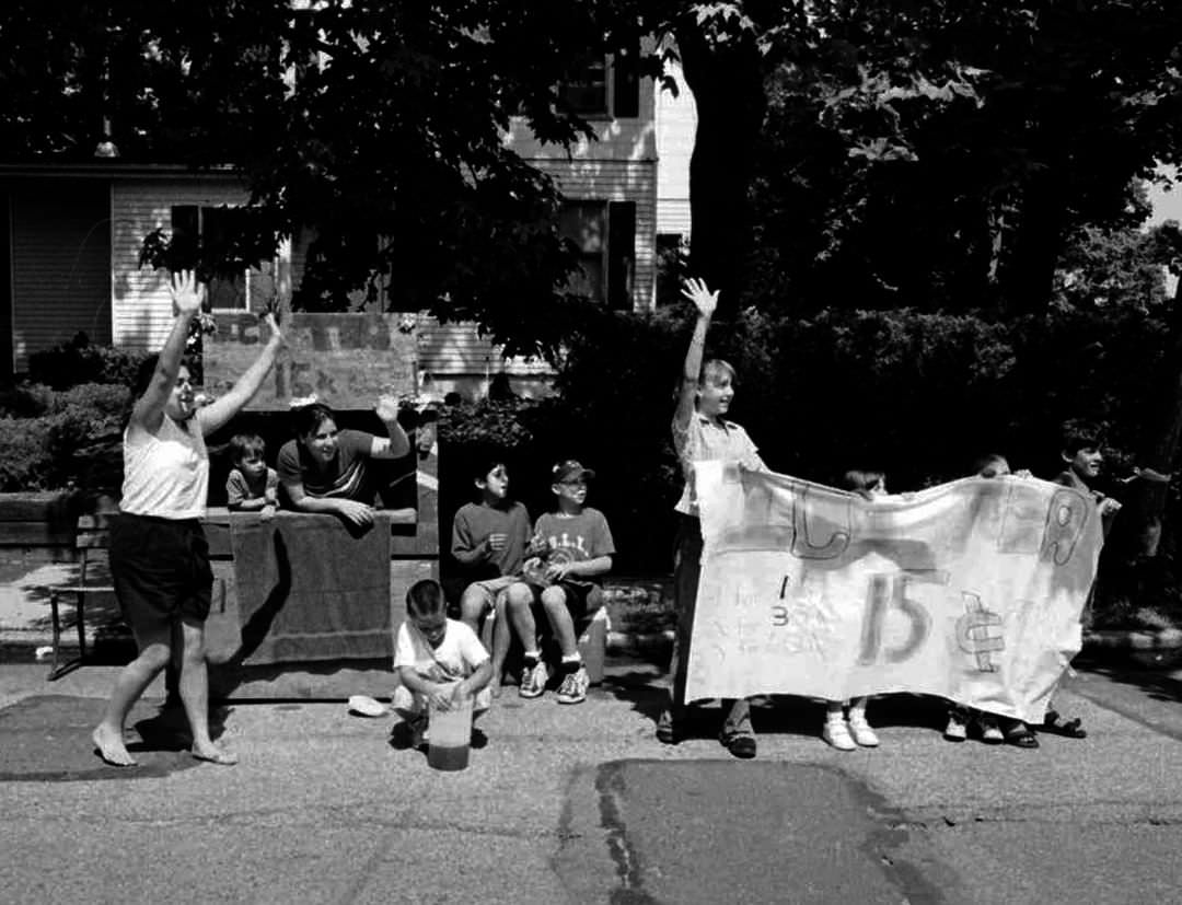 Neighborhood Kids Try To Make An Iced Tea Sale, Tottenville, 1996.