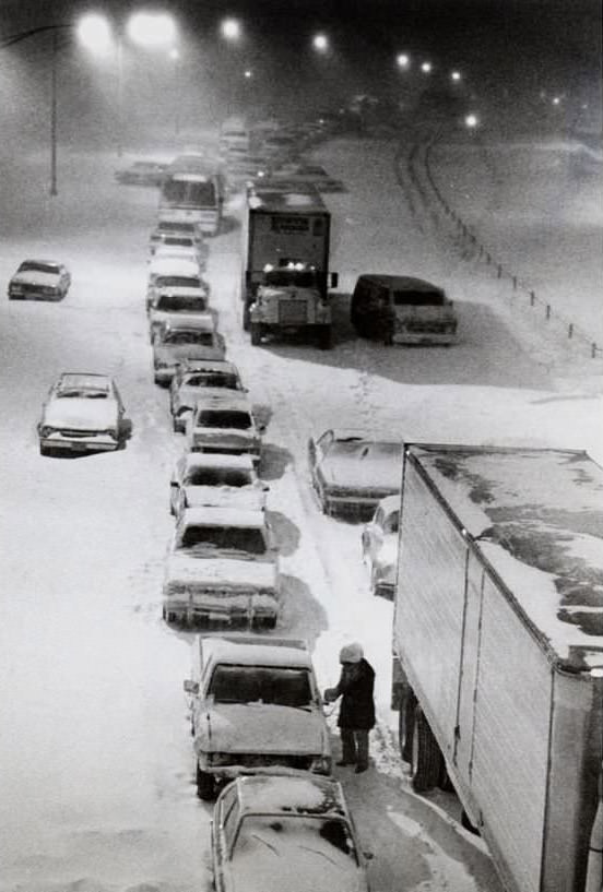 Crippling Storm, Known As The Blizzard Of 1983, Hit Staten Island, 1983.