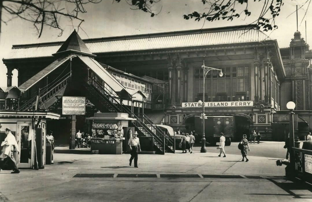 The Terminal At South Ferry Had A Different Look In 1951