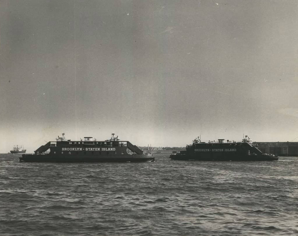 The Ferry Between St. George And 69Th Street, Brooklyn, Closed In November 1964 After The Opening Of The Verrazzano-Narrows Bridge, 1964.