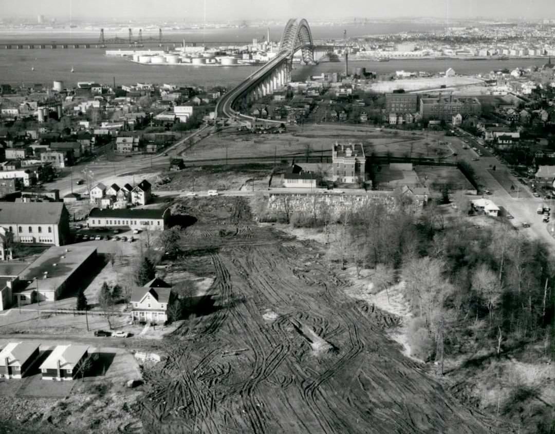 The Willowbrook Expressway Near The Bayonne Bridge, 1963.