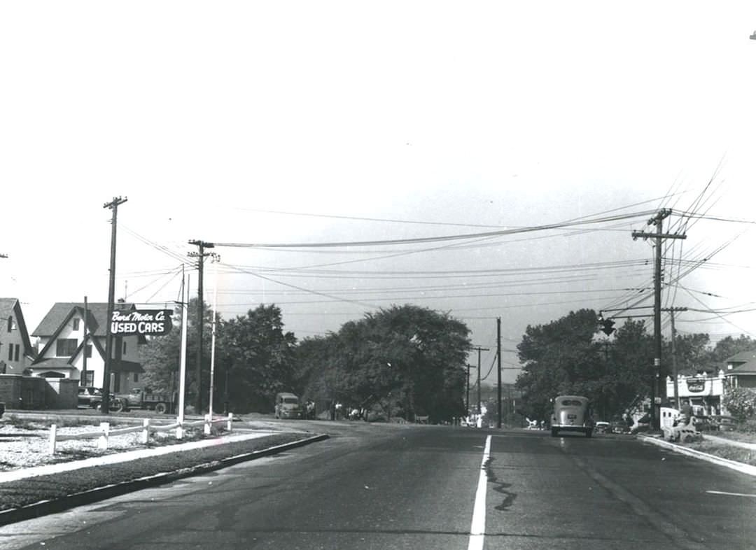 View Of Forest Ave. At Bard Ave. In West Brighton, 1951.