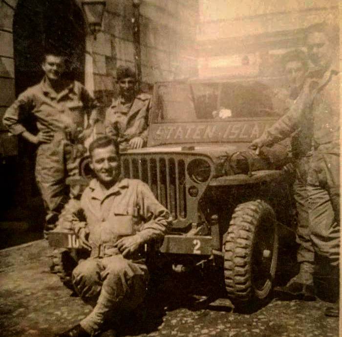 Pvt. Wilbur Rautenstrauch And Jack Mcginley In Sicily, 1944.