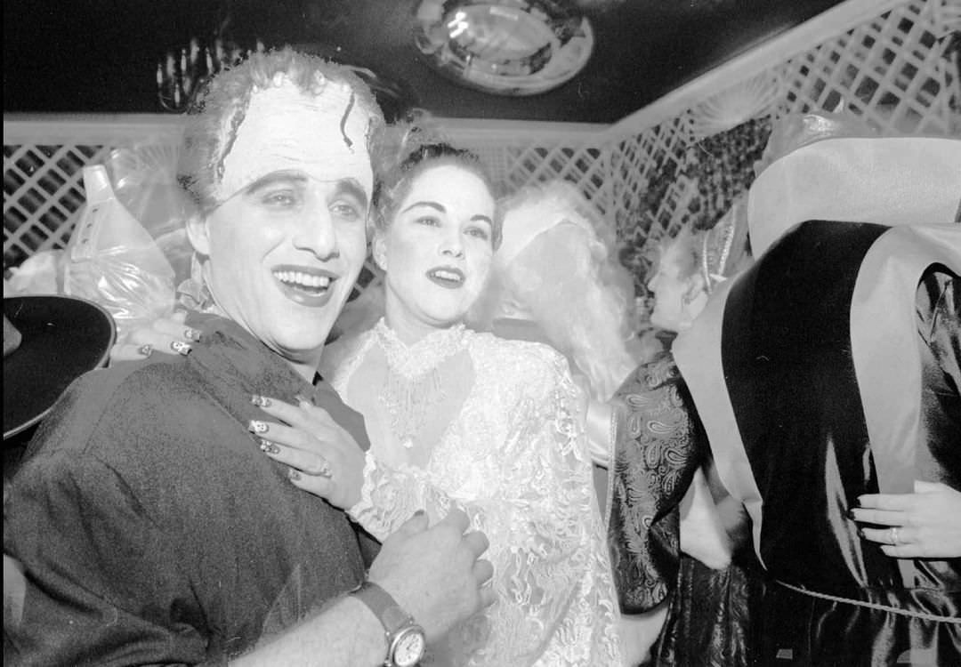 Westerleigh'S Gus And Nancy Levoyce Had A Ghoulishly Delightful Wedding Featuring Frankenstein Costumes, 1997.