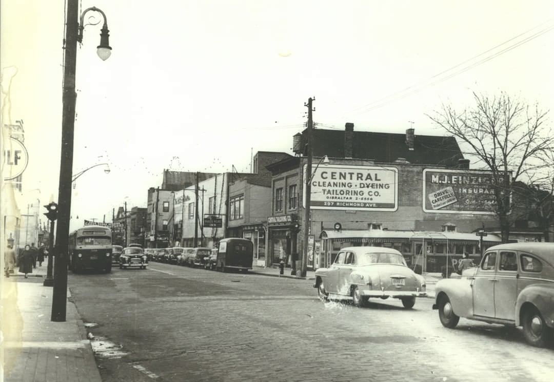 Port Richmond Avenue Looking North, 1951.