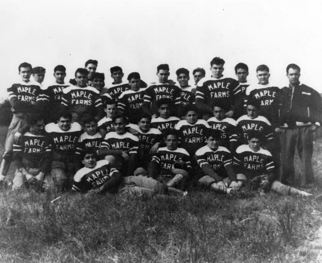 The Maple Farms Football Team From Mariners Harbor Was A Championship Squad, 1950S