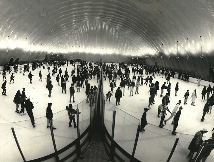 Who Remembers When The War Memorial Skating Rink Was In A Bubble, 1993.
