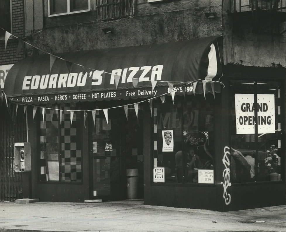Eduardo'S Pizza On Port Richmond Avenue Offered Mexican Food In Addition To Pizza Fare, 1991.