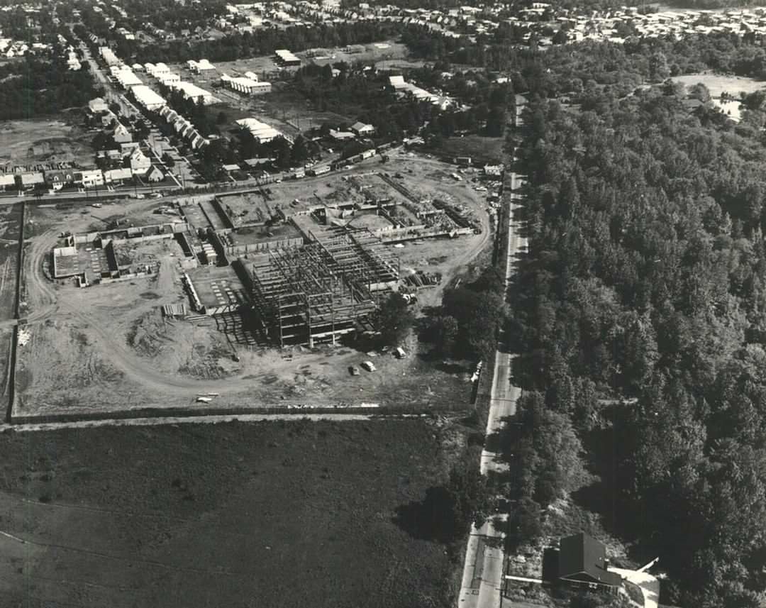 Susan Wagner High School During Construction, 1966.