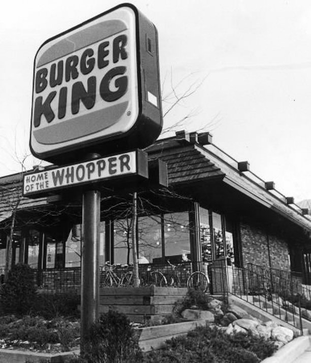 Burger King In Eltingville, 1978.