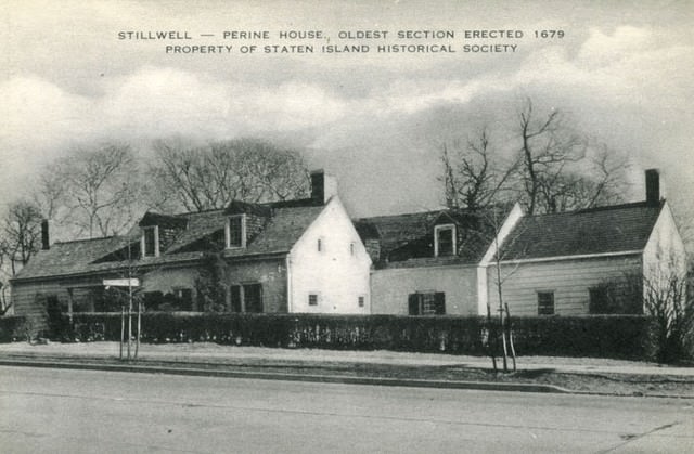 The Billiou-Stillwell-Perine House, Over 350 Years Old, Oldest Building On Staten Island And One Of The Oldest In New York, Built Around 1663, Designated New York City Landmark In 1967