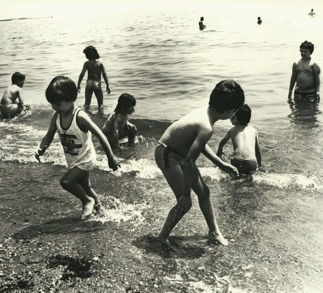 The Splashing Is Great At Wolfe'S Pond Park, 1980.