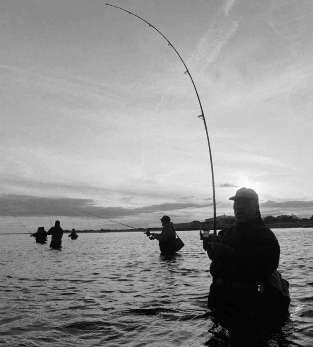 Fishermen Near Great Kills Park, Fall Of 1994.