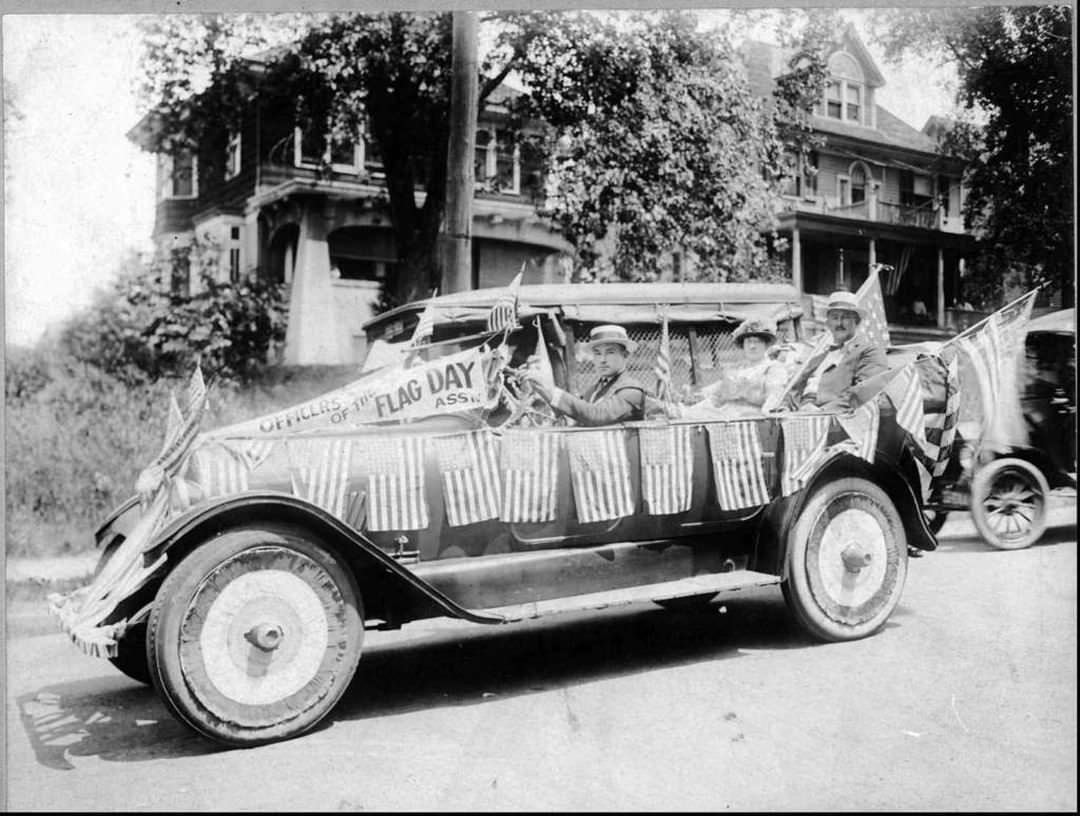 Flag Day Parade In Port Richmond At Veterans Park Drew Crowds Of 5,000 To 20,000 Onlookers, 1920.