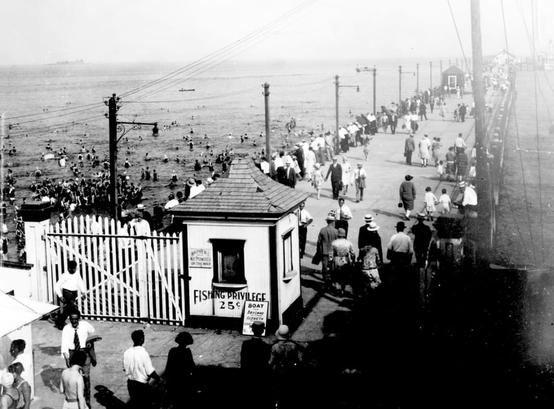 Fishing Privileges At Midland Beach Pier Cost 25 Cents, 1928.