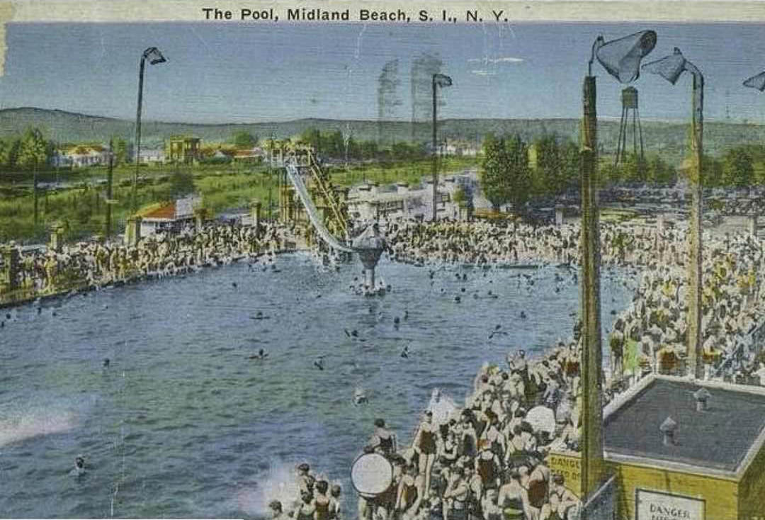 Found Online: A Pool At Midland Beach, After 1907.