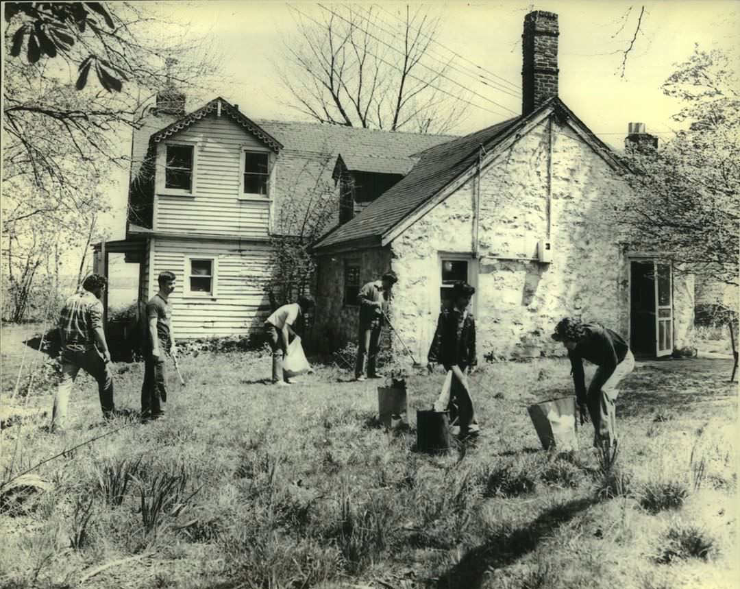 Spring Cleaning At The Historic Rosebank Home Of Pioneer Photographer Alice Austen, 1979.