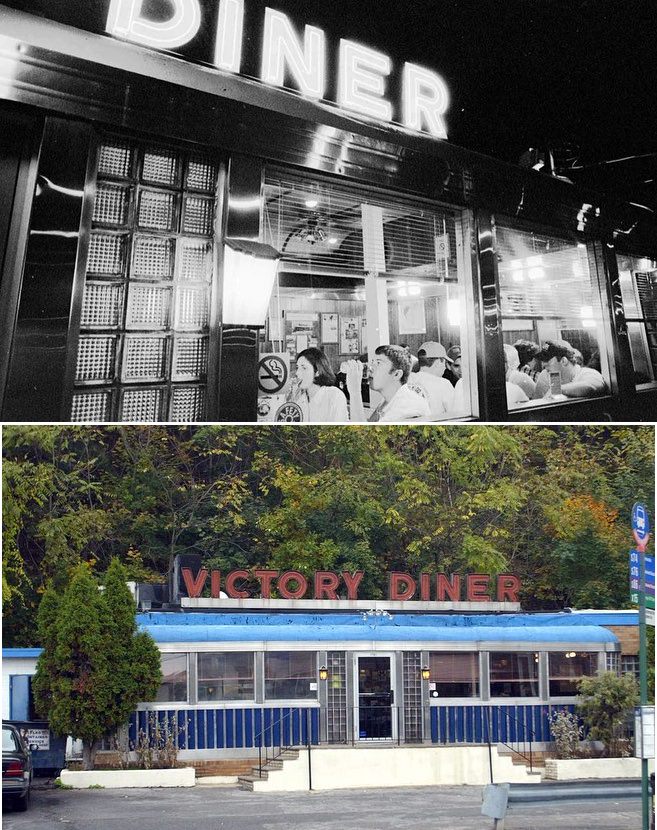 Victory Diner In Castleton Corners Opened In 1932 And Closed In 2007; A Popular Community Hub. Second Photo Is From 2008