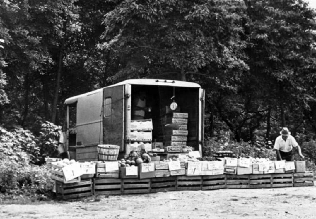 Fruit And Vegetable Stand At Rockland And Brielle Avenues, 1970S.