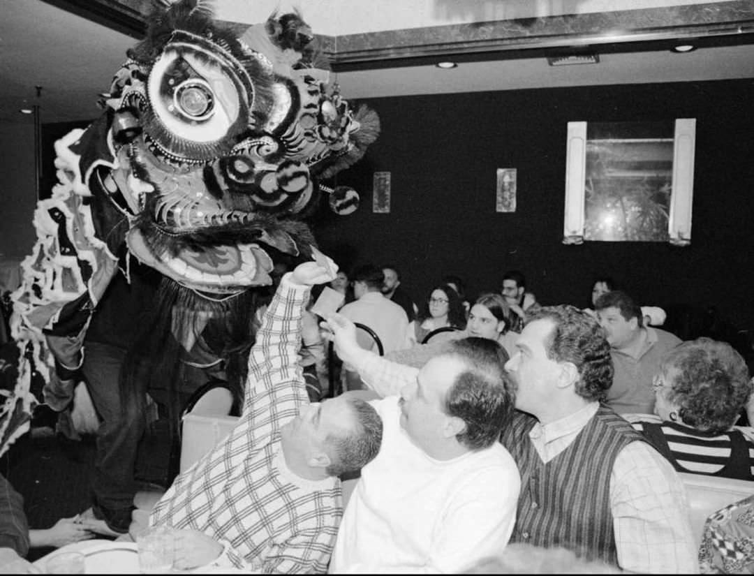 Chinese New Year Celebrations At Peking Taste In Greenridge, Year Of The Pig, 1996.