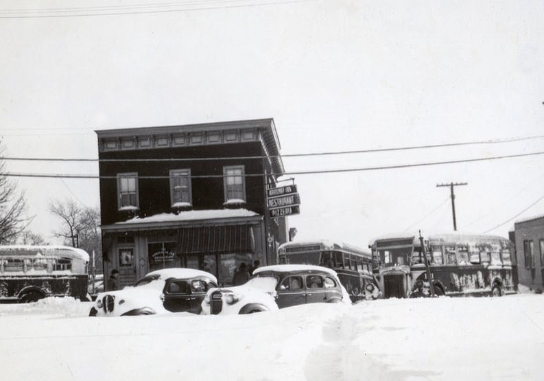 After The Storm Of '47: The Arrochar Inn, 96 Mclean Ave., 1948.