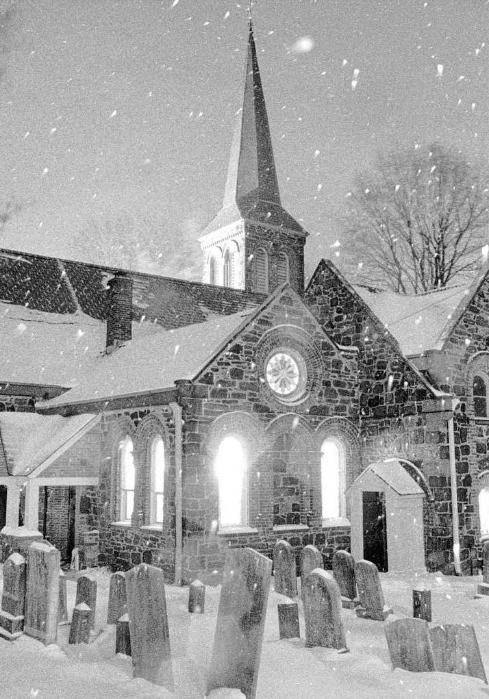 Snow Blankets St. Andrews Church In Richmond, A Historic Congregation Founded In 1708, 1995.