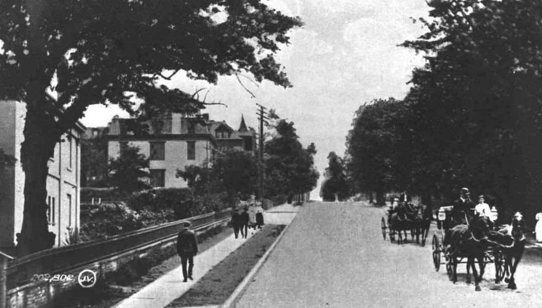Light Traffic During The Horse-And-Buggy Days On Westervelt Avenue, New Brighton, 1890S