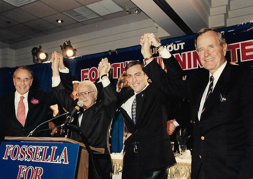 Snapshot Of Political Figures Including Bob Dole And George Bush At The Excelsior Grand, New Dorp, Reflecting George H.w. Bush'S Connection To Staten Island, 1997.