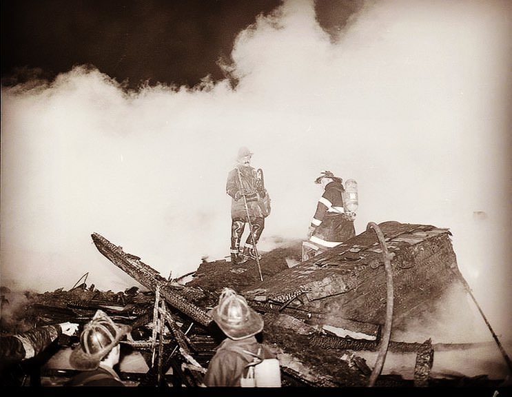 The Fdny Shares Photos Of A 2Nd Alarm Fire In West Brighton, Illustrating The Aftermath Of The Incident On North Burgher Ave, 1980.