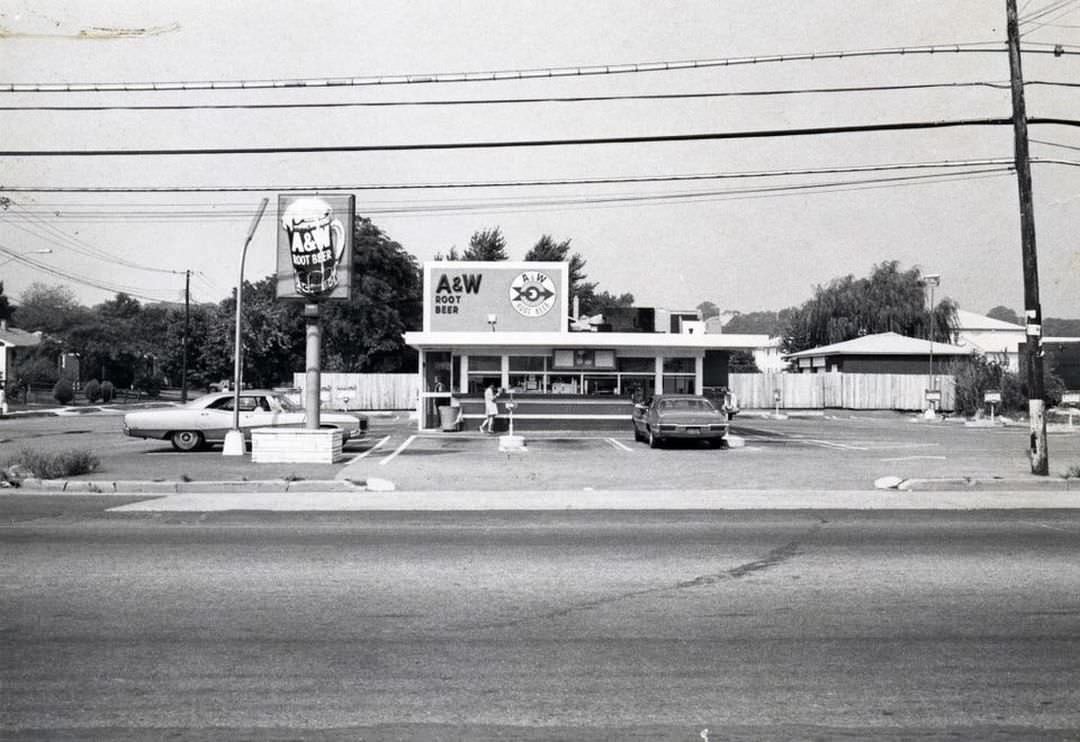 A&Amp;Amp;W Was Opened In 1956, Sold In 1973, Operated As A&Amp;Amp;W Until 1994, And Is Now Za Ra Restaurant, 1994.