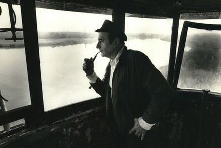 Staten Island Ferry Captain, Ted Costa, Contemplates The Future Of The Mary Murray, 1989.