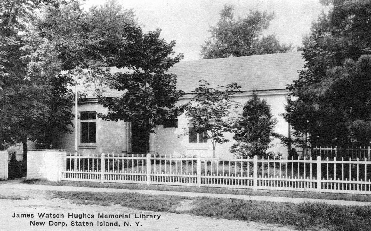 James Watson Hughes Memorial Library, New Dorp, Staten Island, 1900.