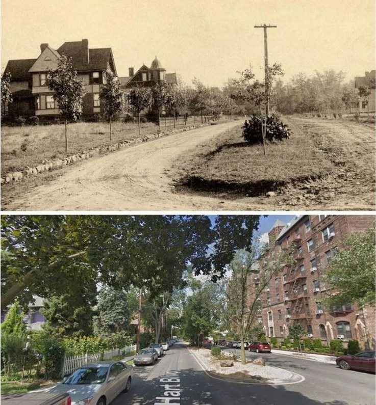 Hart Boulevard Transformed From Wooded Land Into A Developed Area; 1900S - 2009