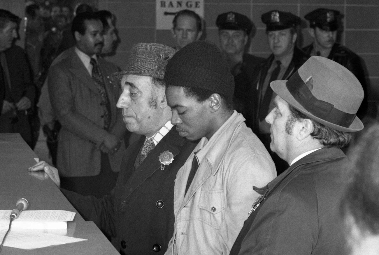 Shulad Abdul Raheem Booked For Murder And Robbery In Brooklyn Hostage Siege, 1973