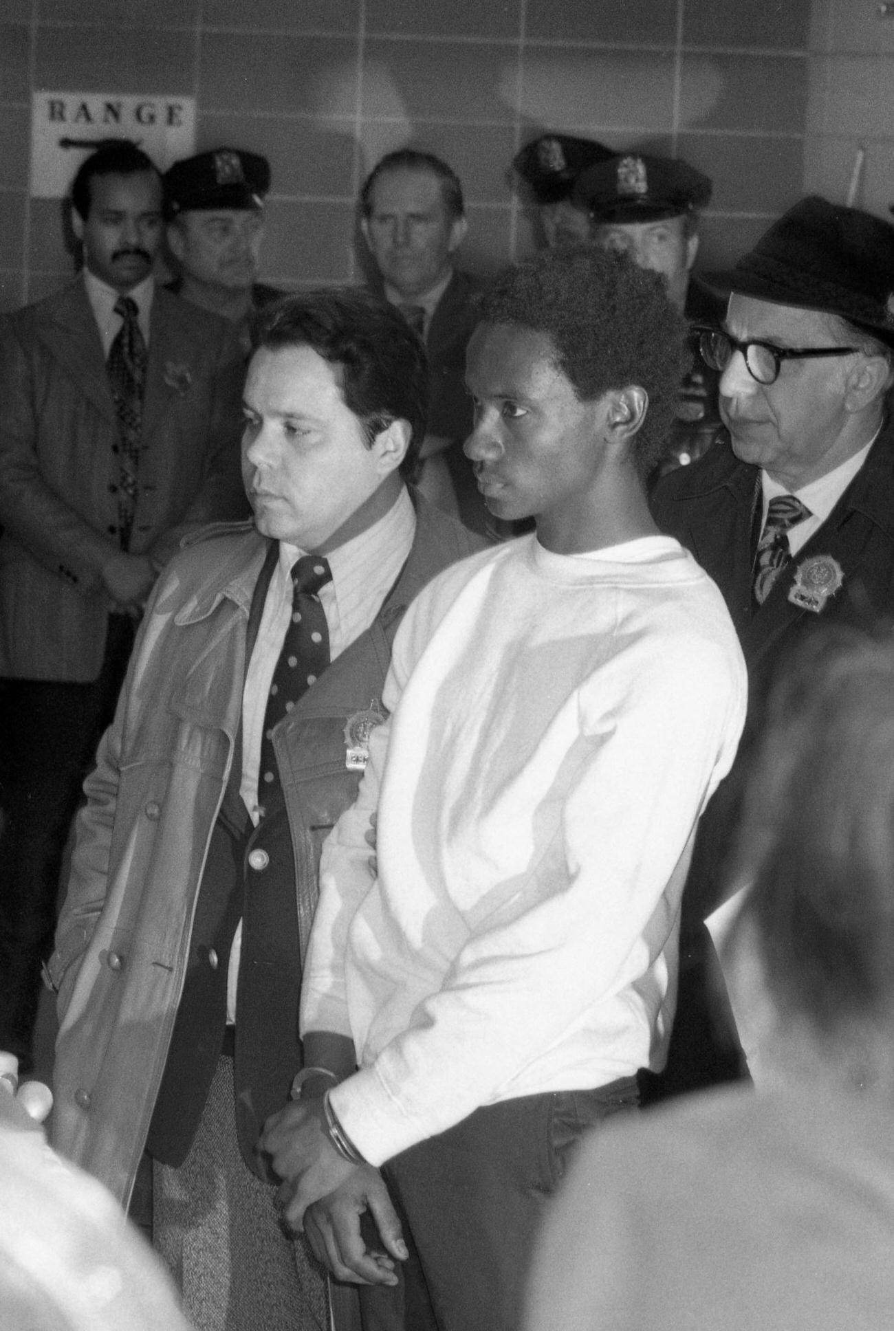 David Abdullah Ar-Rahm Booked For Murder And Robbery In Brooklyn Hostage Siege, 1973