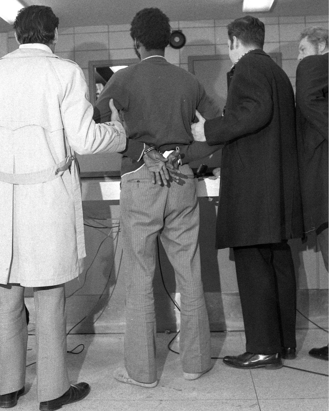 Salih Ali Agdulah Booked For Fatal Shooting Of Cop In Brooklyn Hostage Siege, 1973