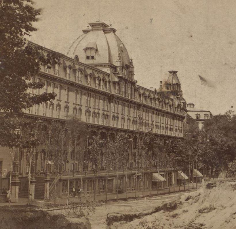 Grand Hotel In Saratoga Springs Managed By Hall Bros., Brooklyn, 1860S