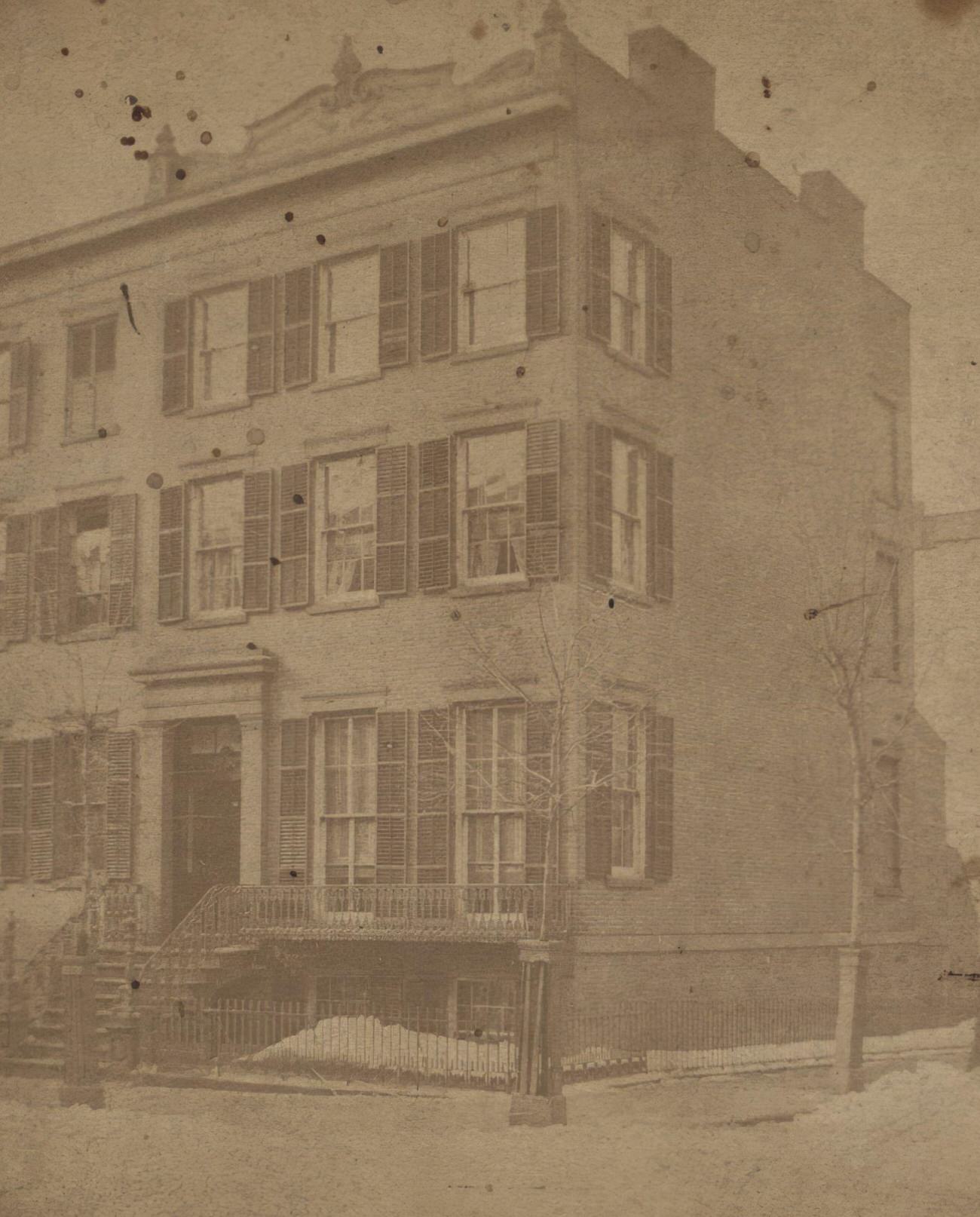 Residence Of A.f. Kindberg At 242 Henry St, Brooklyn