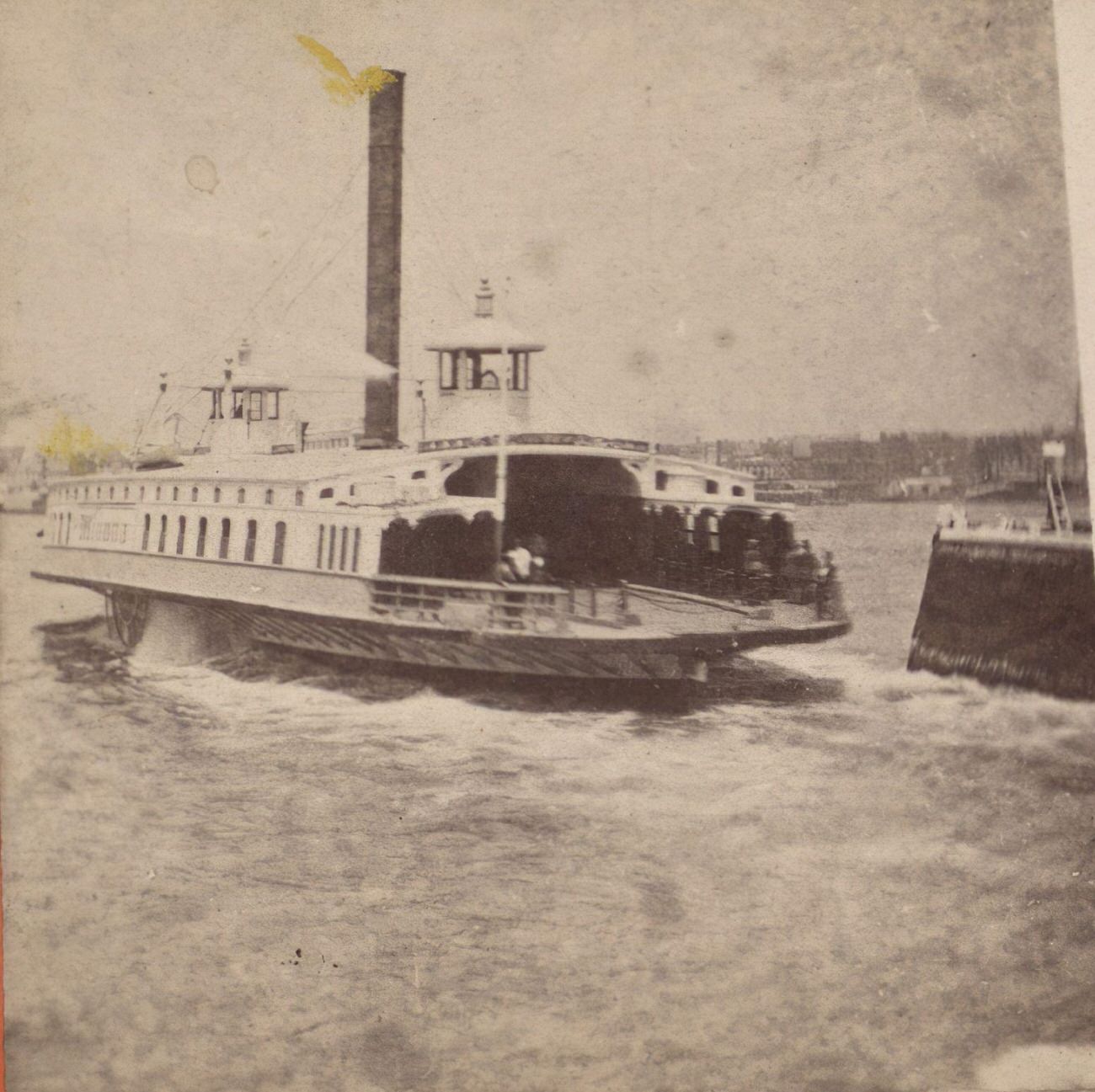 Brooklyn Ferry Boat Near Brooklyn Heights, Brooklyn, 1860S